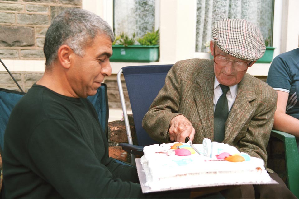Older resident's birthday street party